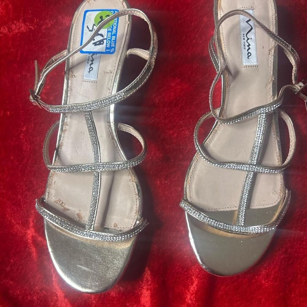 Nina Women's Silver Sandals